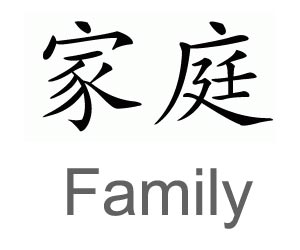 Chinese Symbols | Family