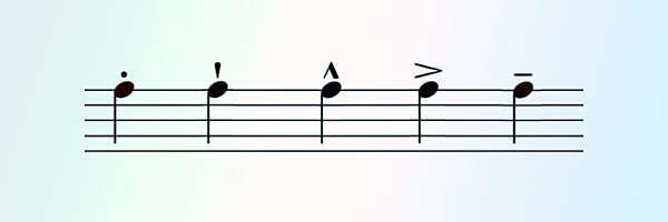 Music Accents | Example Image